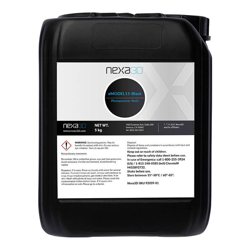 Nexa3D Resin - xMODEL15 - Black - 5kg