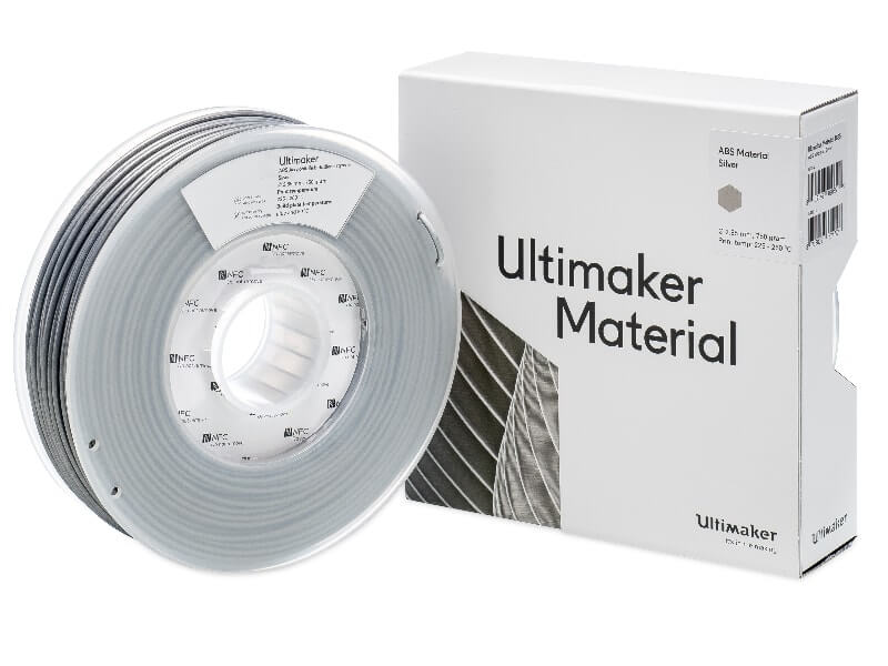 Ultimaker Filament - ABS - Zilver - 0.75KG