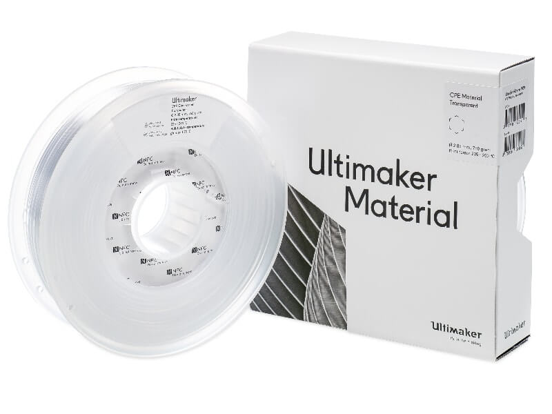 Ultimaker Filament - CPE - Transparant - 0.75KG