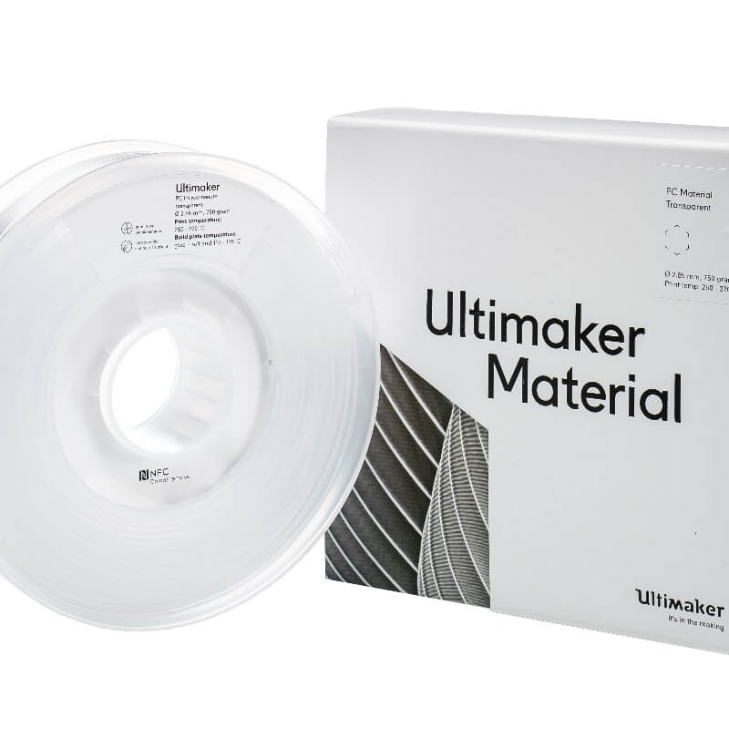 Ultimaker Filament - PC - Transparant - 0.75KG