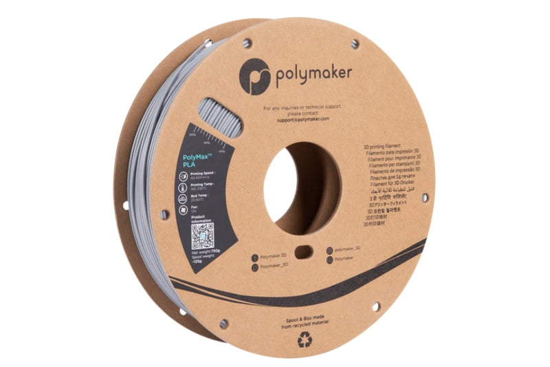 PolyMaker PolyMax Filament - PLA - Grijs - 3KG