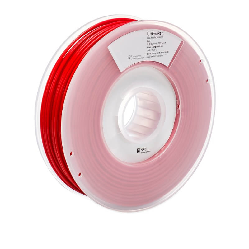 Ultimaker Filament - PLA - Rood - 0.75KG