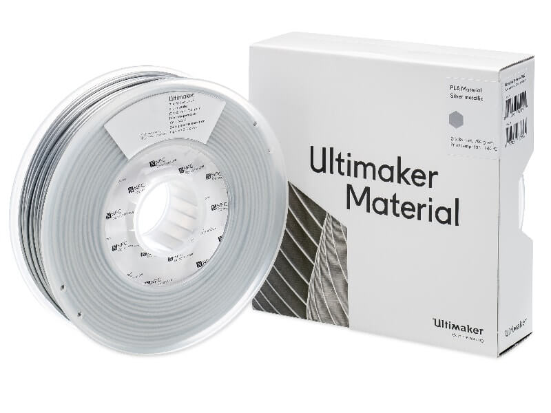 Ultimaker Filament - PLA - Zilver Metallic - 0.75KG