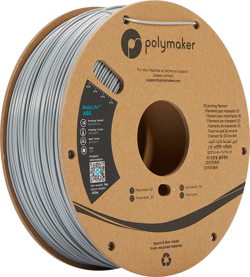 PolyMaker PolyLite PLA-Filament - Blau 1kg