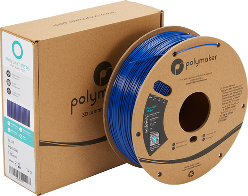 PolyMaker PolyLite Filament - PETG - Blauw - 1KG