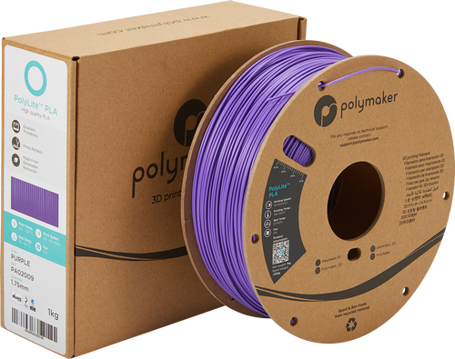 PolyMaker PolyLite Filament - PLA - Paars - 1Kg