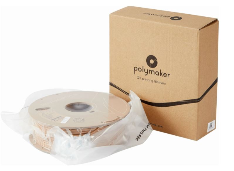 PolyMaker PolyLite PLA-Filament - Holzbraun - 1kg