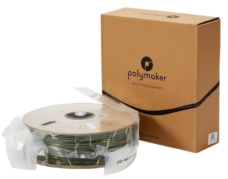 PolyMaker PolyLite PLA-Filament - Dunkles Armeegrün - 1kg