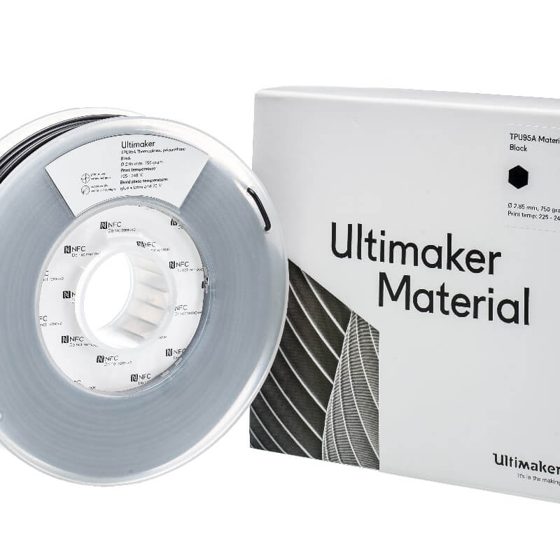 Ultimaker Filament - TPU 95A - Zwart - 0.75KG