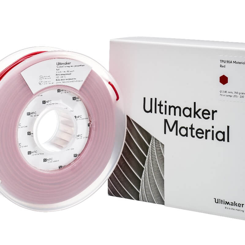 Ultimaker Filament - TPU 95A - Rood - 0.75KG