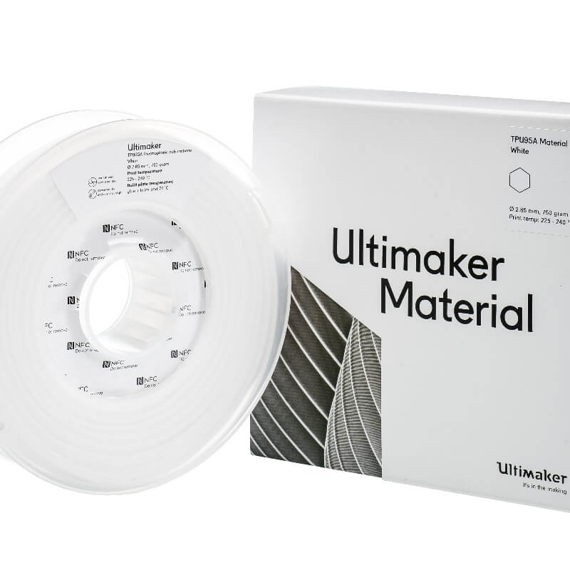 Ultimaker Filament - TPU 95A - Wit - 0.75KG
