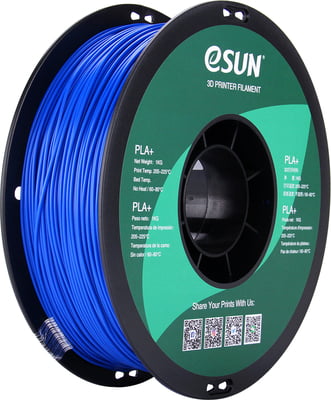 eSUN Filament - PLA+ - Blauw - 1KG