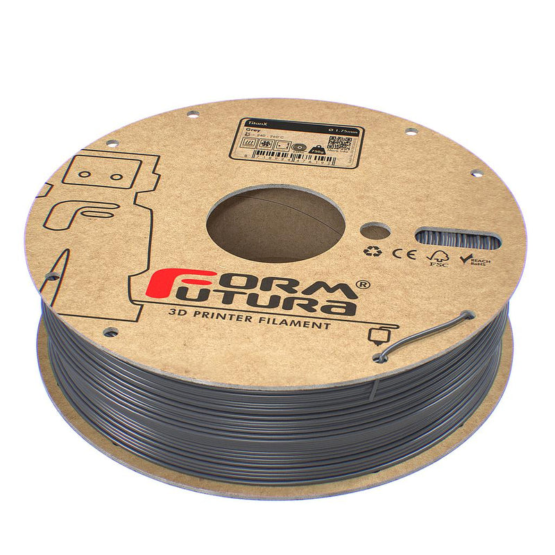 FormFutura TitanX Filament - ABS - Grey (1.75 mm/ 0.75 kg)