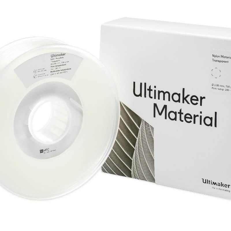 Ultimaker Filament - Nylon - Transparant - 0.75Kg