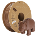 PolyMaker PolyLite PLA-Filament - Braun - 1kg