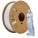 PolyMaker PolyLite PLA-Filament - Marmorweiß - 1kg