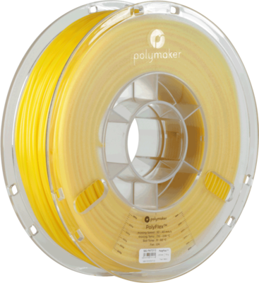 PolyMaker PolyFlex Filament - TPU95 - Geel - 0.75KG