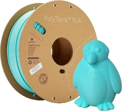 PolyMaker PolyTerra Filament - PLA - Arctic Teal - 1KG