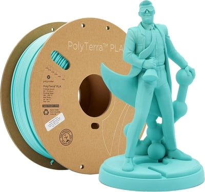 PolyMaker PolyLite PLA-Filament - Arktisches Blau 1kg