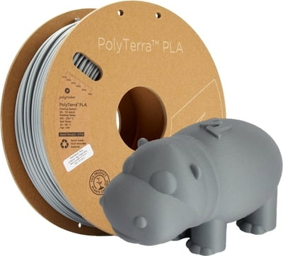 PolyMaker PolyLite PLA-Filament - Fossilgrau - 1kg