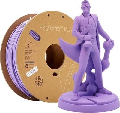 PolyMaker PolyLite PLA-Filament - Lavenderlila - 1kg