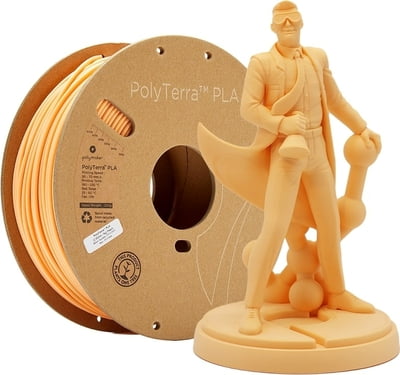 PolyMaker PolyLite PLA-Filament - Aprikosenorange - 1kg