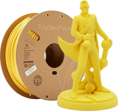 PolyMaker PolyTerra Filament - PLA - Savannah Yellow - 1KG
